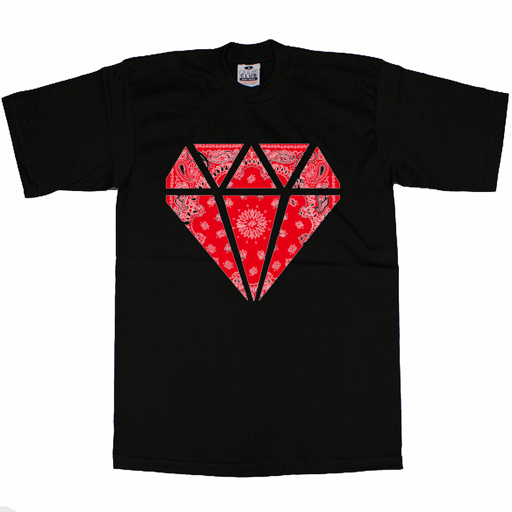 Diamond Red Flag T-Shirt image 0