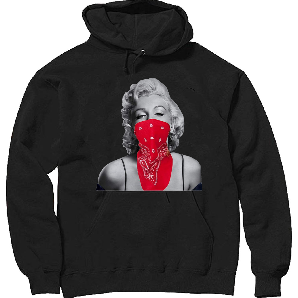 Marilyn red flag Hoodie image 0