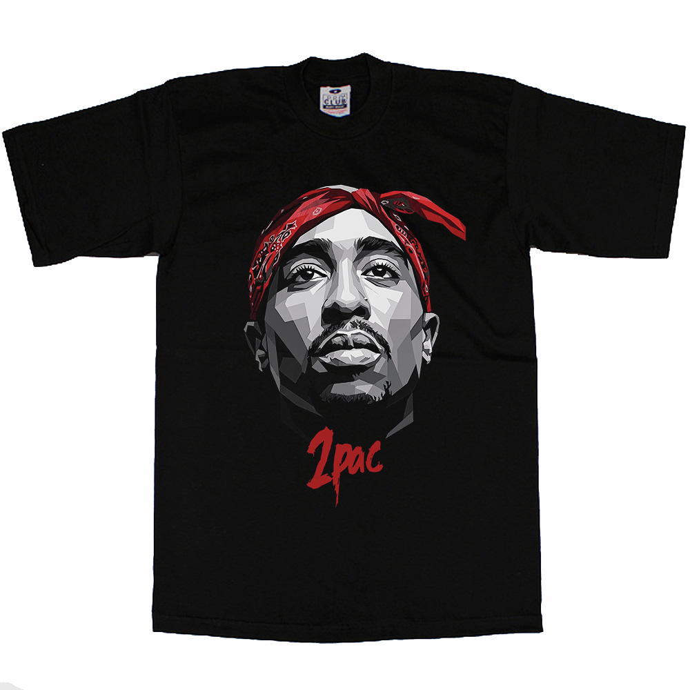 Tupac red bandana head