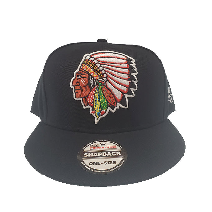 SnapBack Cap Chief’n Black image 0