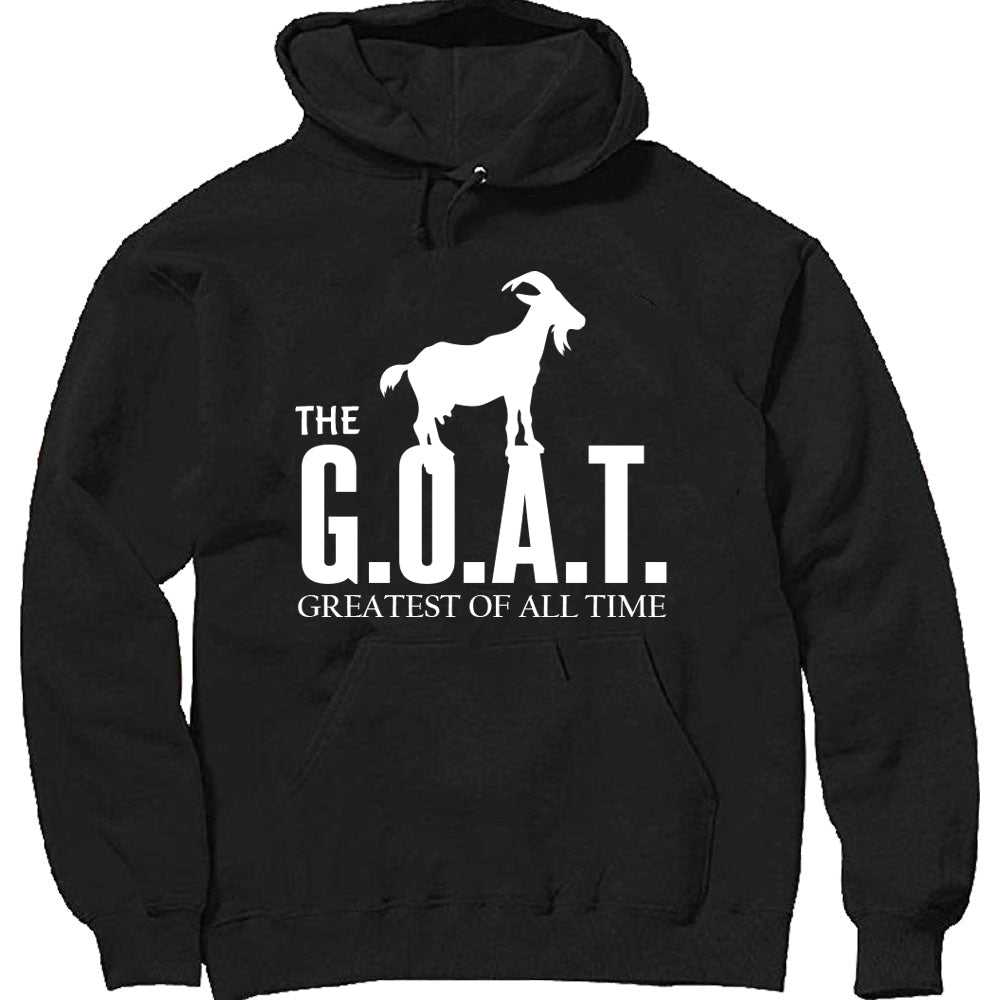 Classic pullover hoodie with fleece lining and heavy drawstring cord in unisex sizes M-5XL