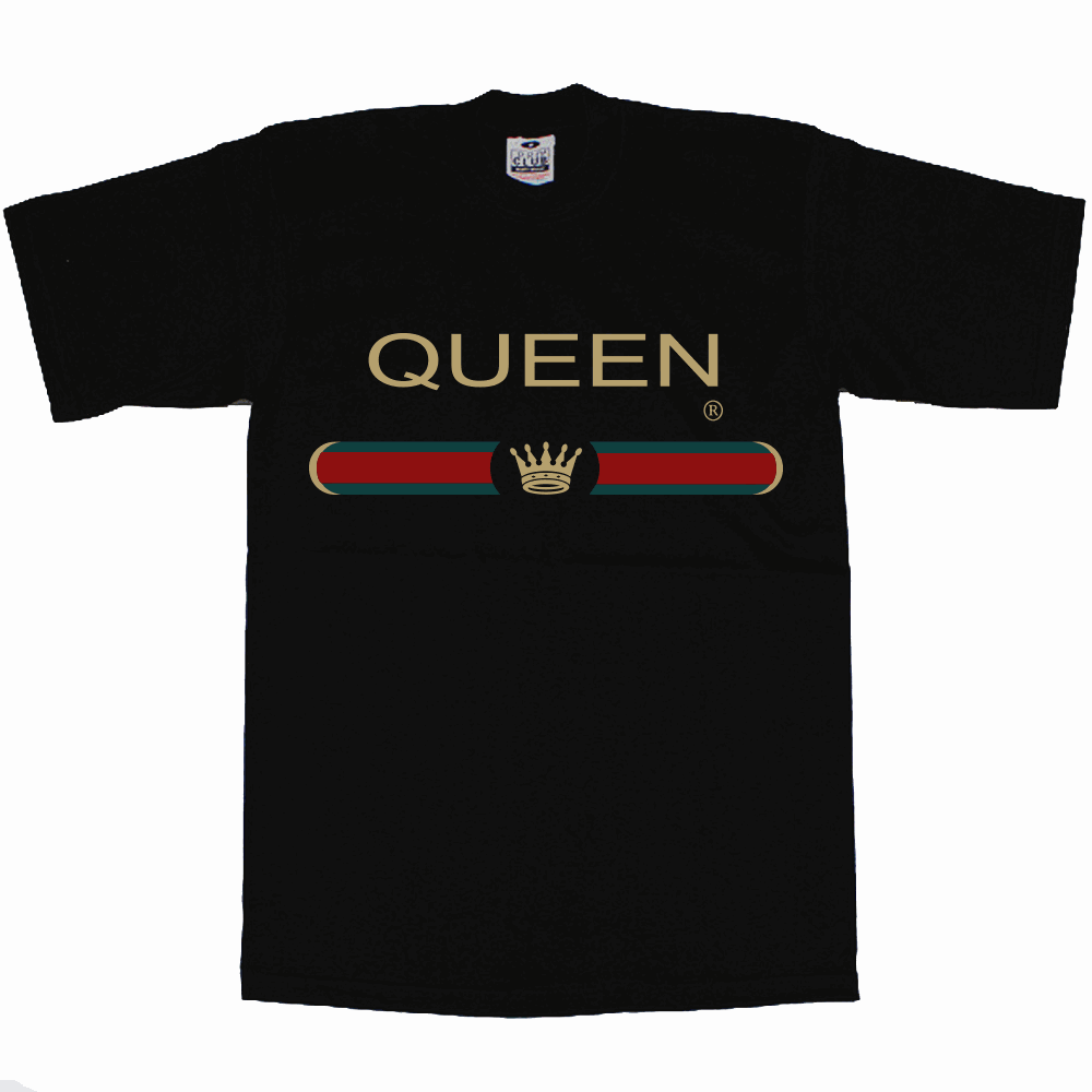 Queen GUCCI Pro Club big and tall heavyweight cotton T-shirt size chart and details