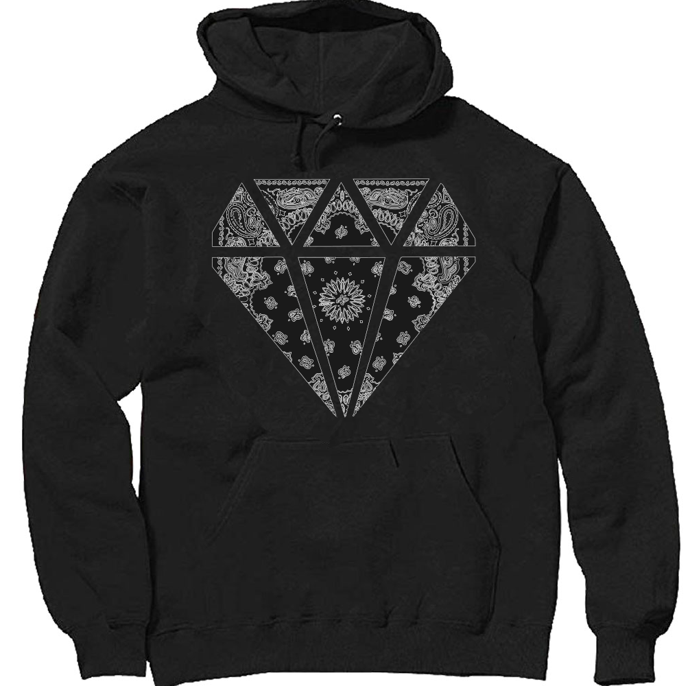 Black Flag Diamond Hoodie image 0