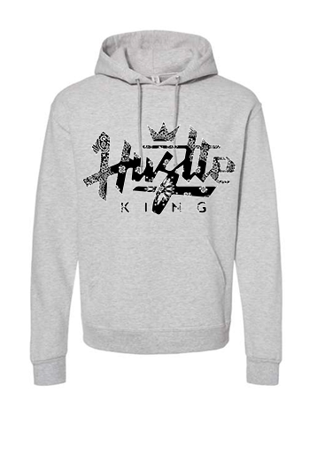Hustle King Grey Bandana
