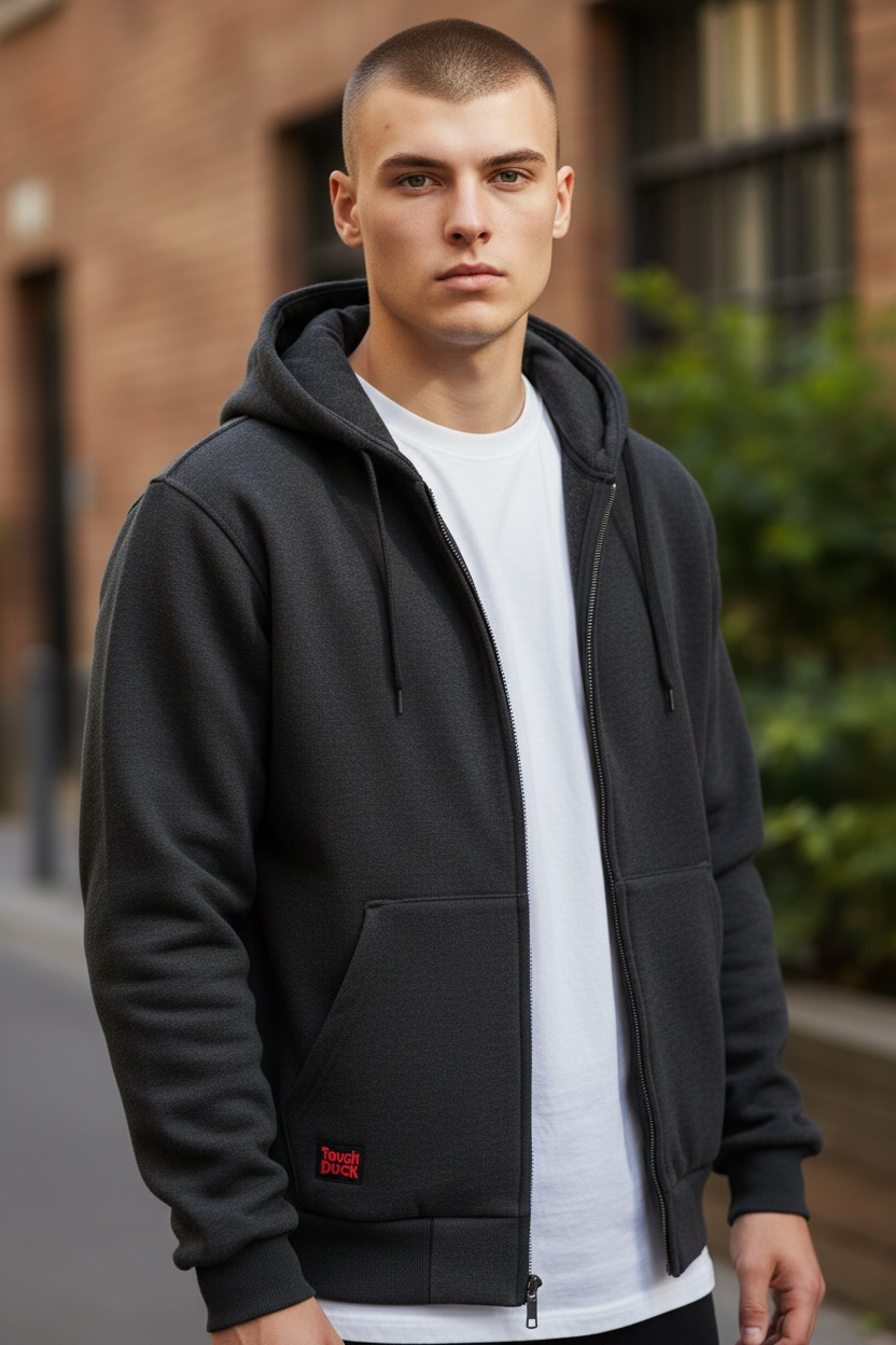 WJ21 - TOUGH DUCK Fleece Zip Hoodie