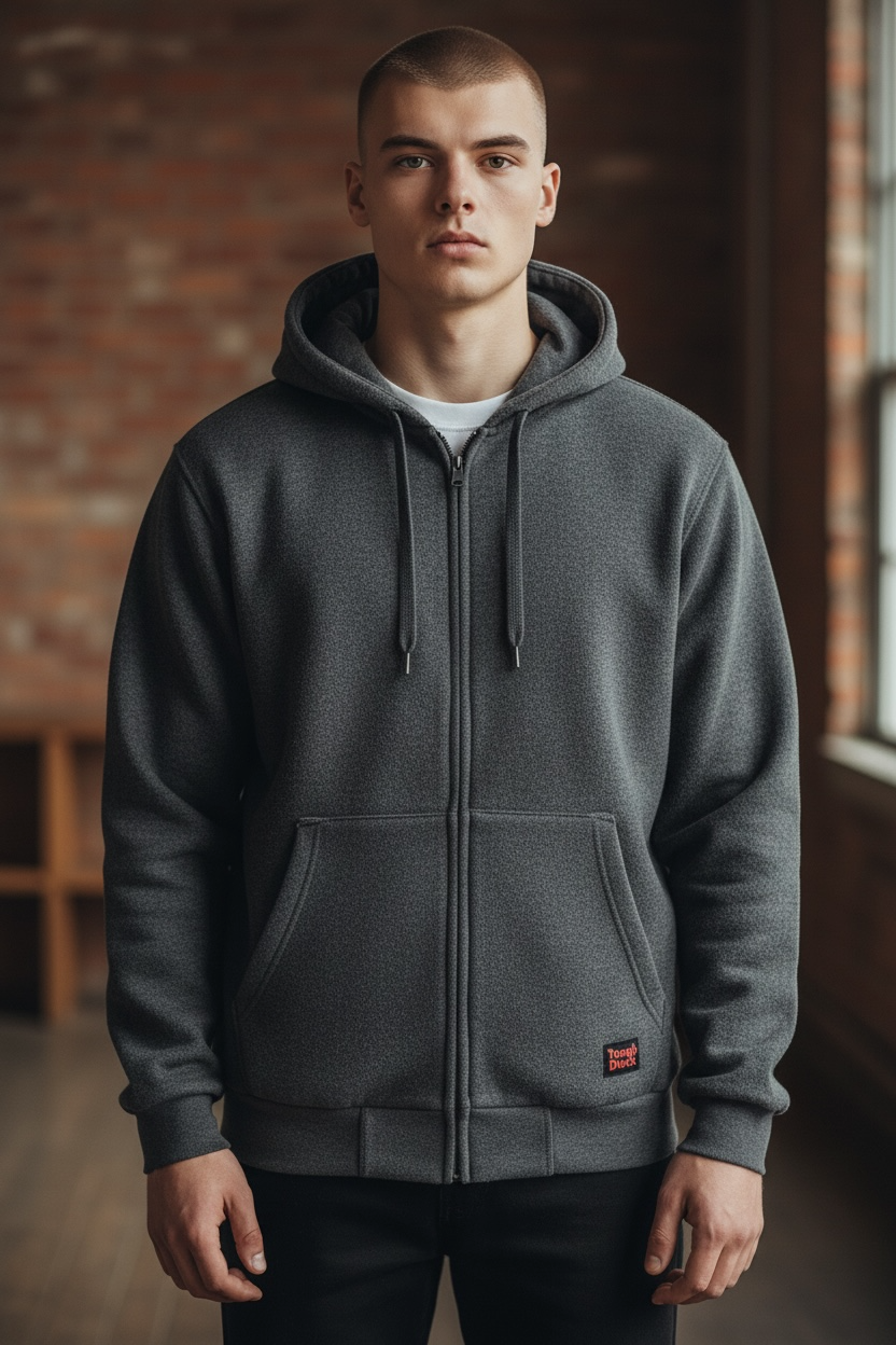 WJ21 - TOUGH DUCK Fleece Zip Hoodie