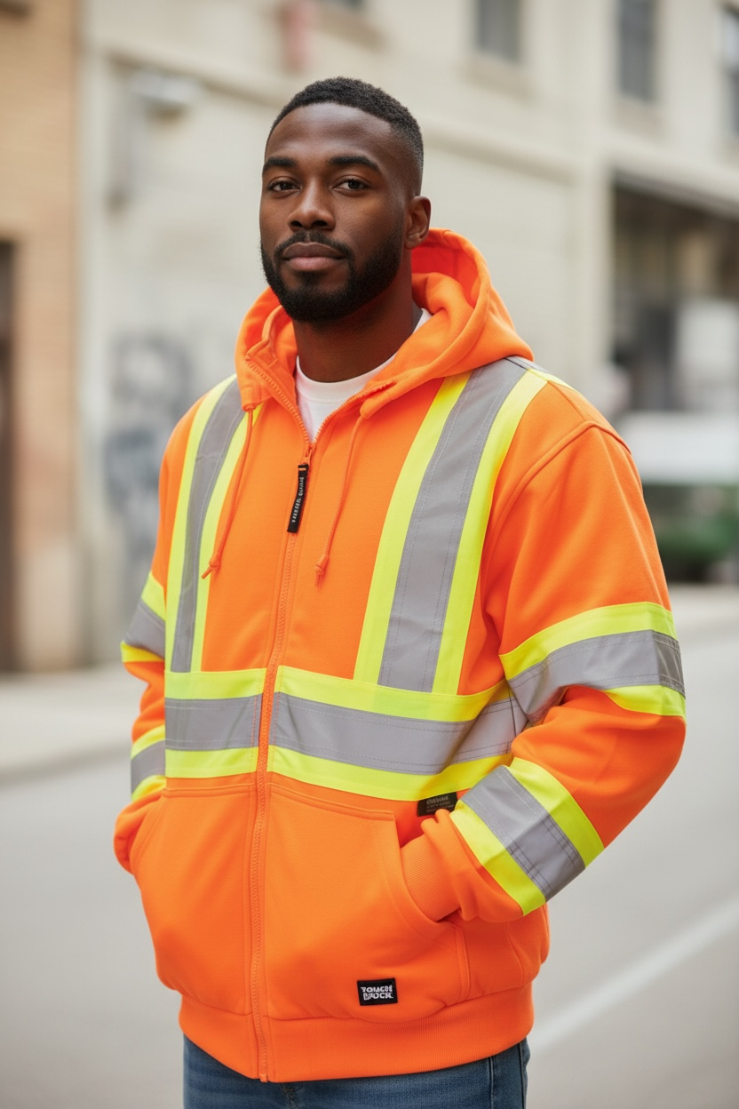 S494 - Fleece Unlined Safety Hoodie