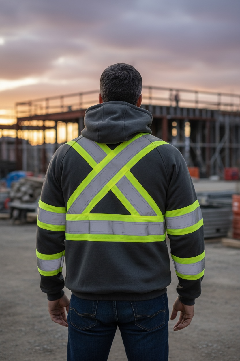 S494 - Fleece Unlined Safety Hoodie
