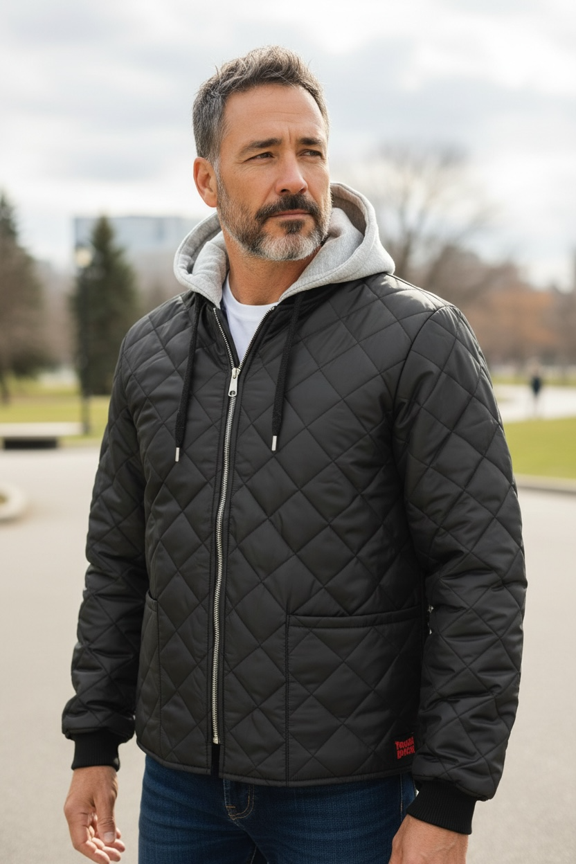 WJ26 - Quilted Hooded Freezer Jacket