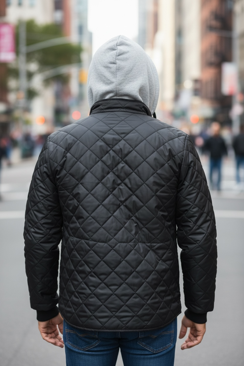 WJ26 - Quilted Hooded Freezer Jacket