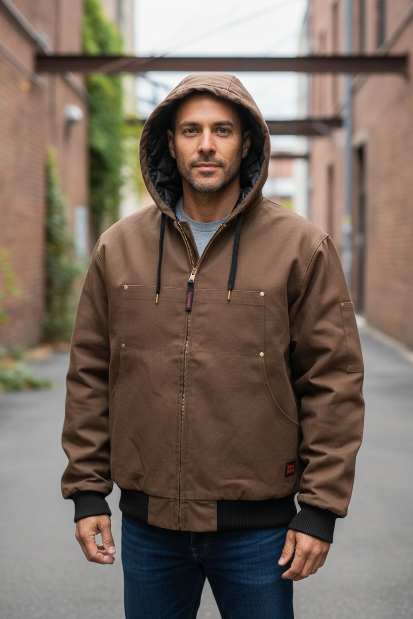 WJ30 - Duck Classic Hooded Bomber Jacket