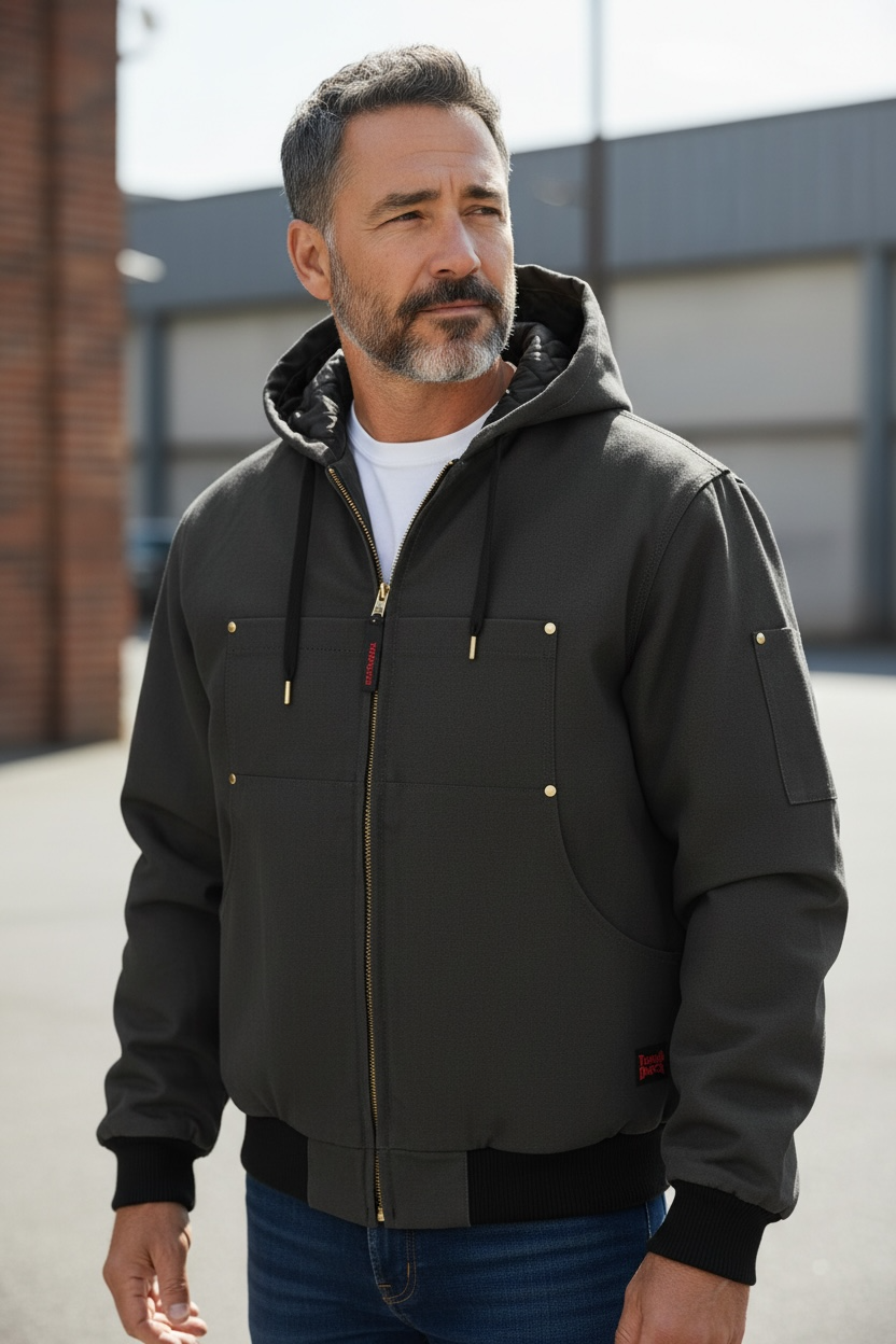 WJ30 - Duck Classic Hooded Bomber Jacket