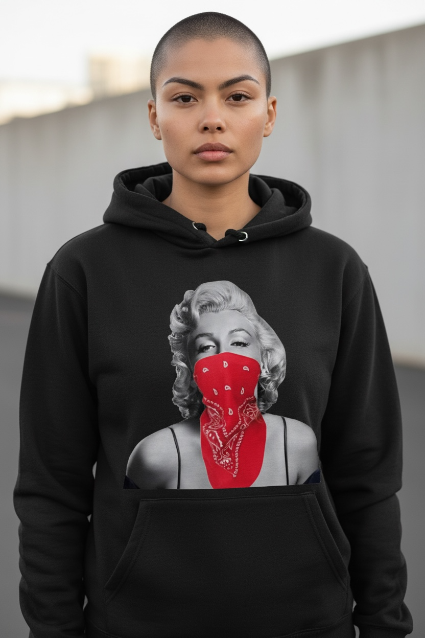 Marilyn red flag Hoodie