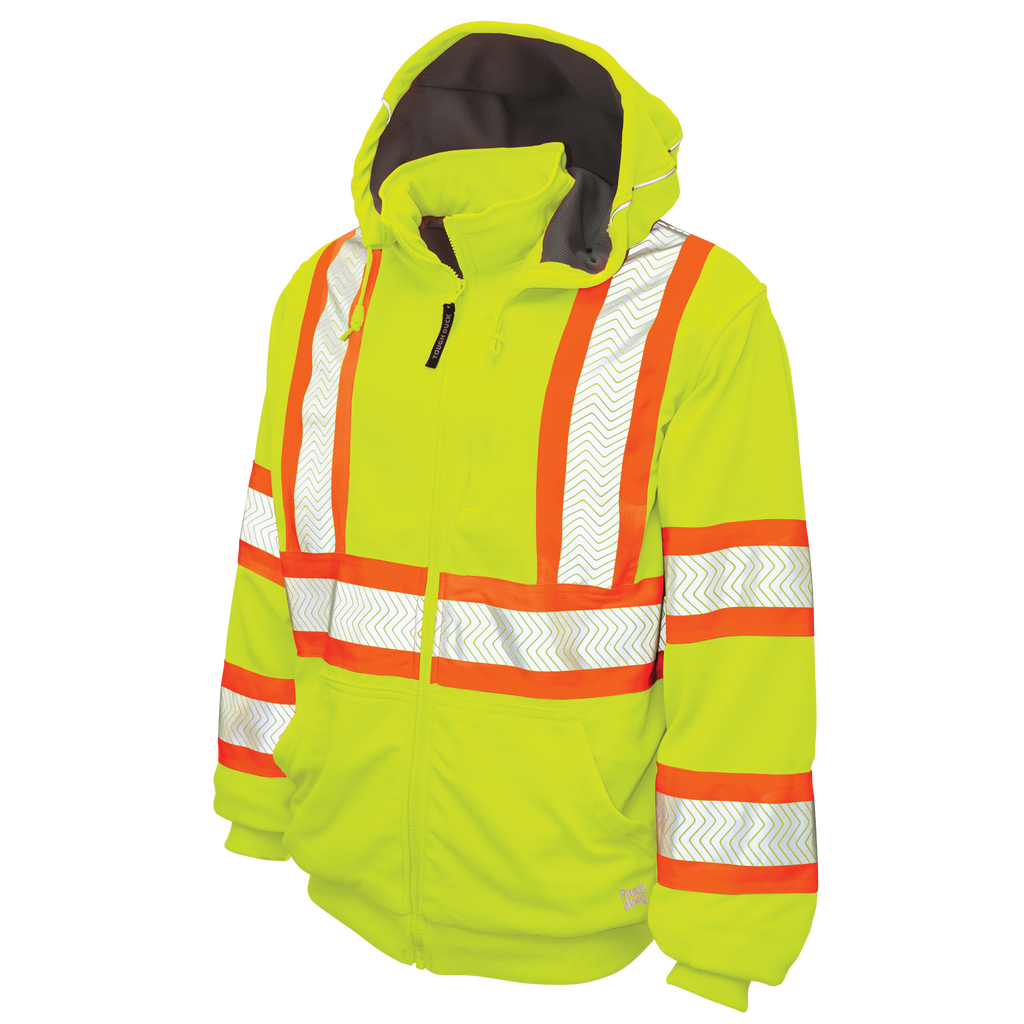 SJ16 - Fleece Thermal-Lined Safety Hoodie