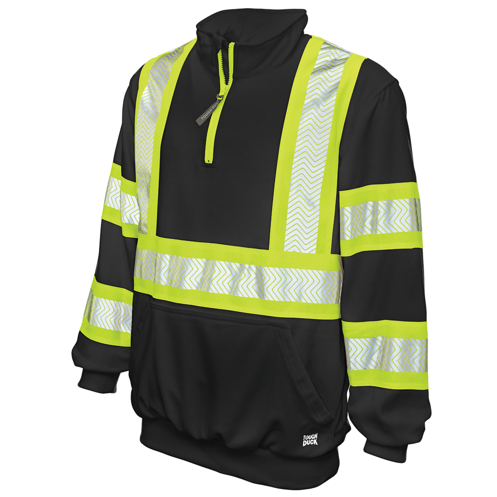SJ19 - Fleece ¼ Zip Safety Pullover