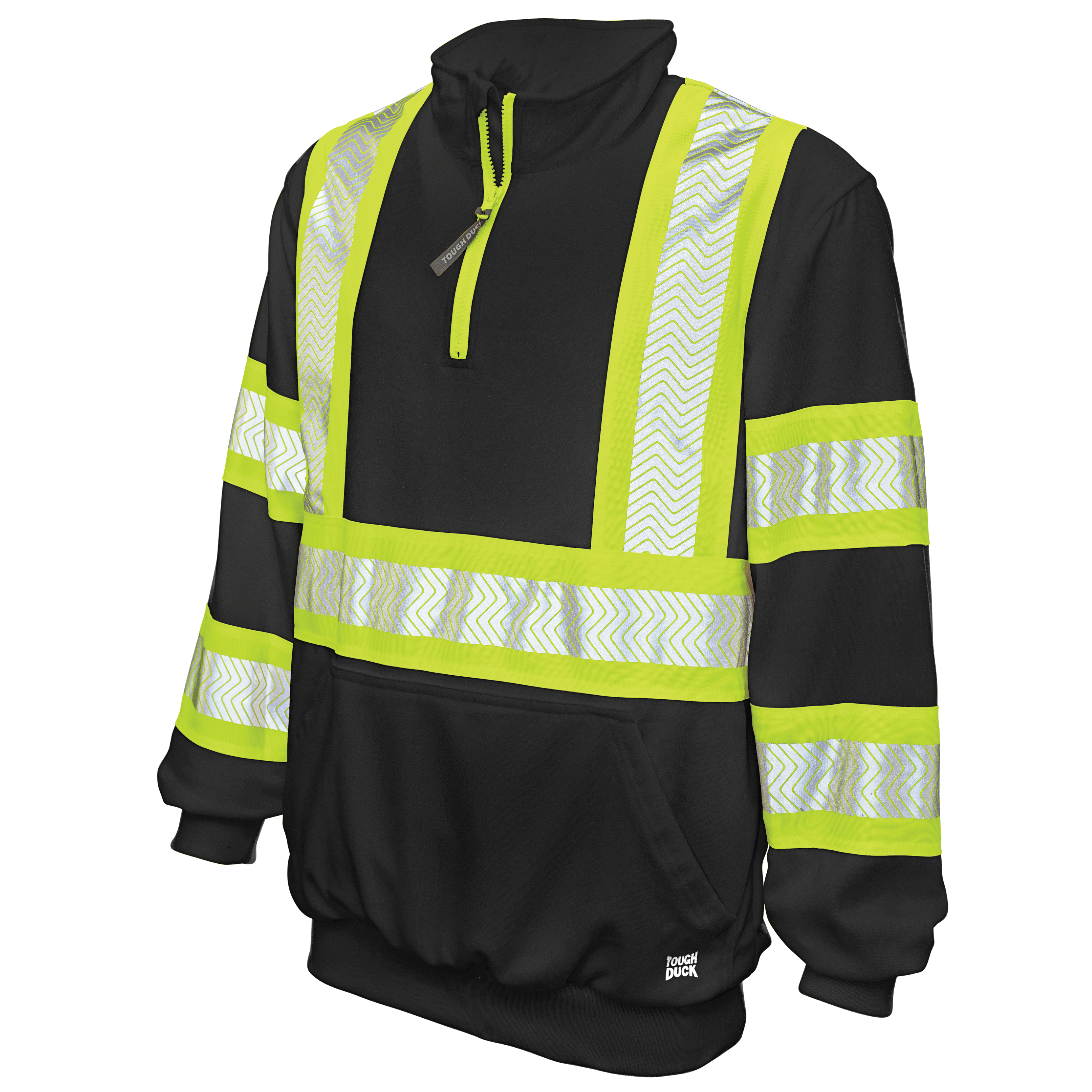 SJ19 - Fleece ¼ Zip Safety Pullover