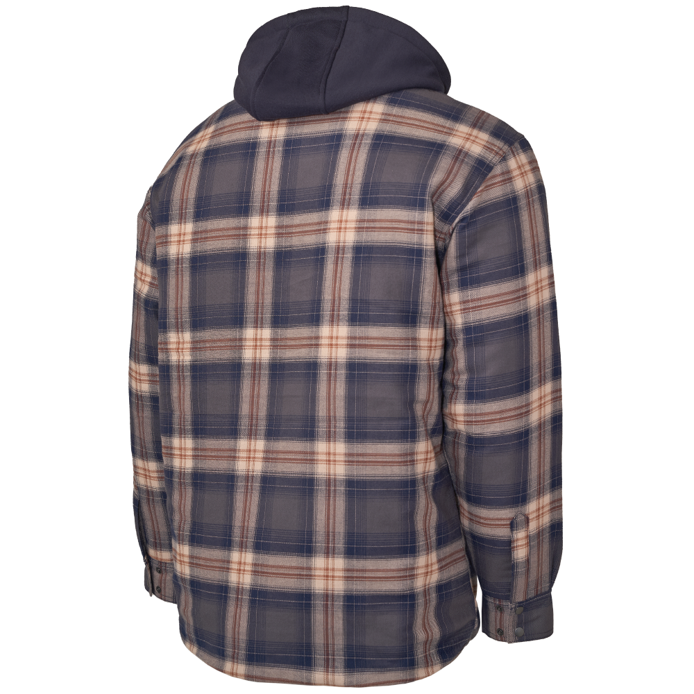 WS06 - Quilt-Lined Hooded Flannel Jac-Shirt