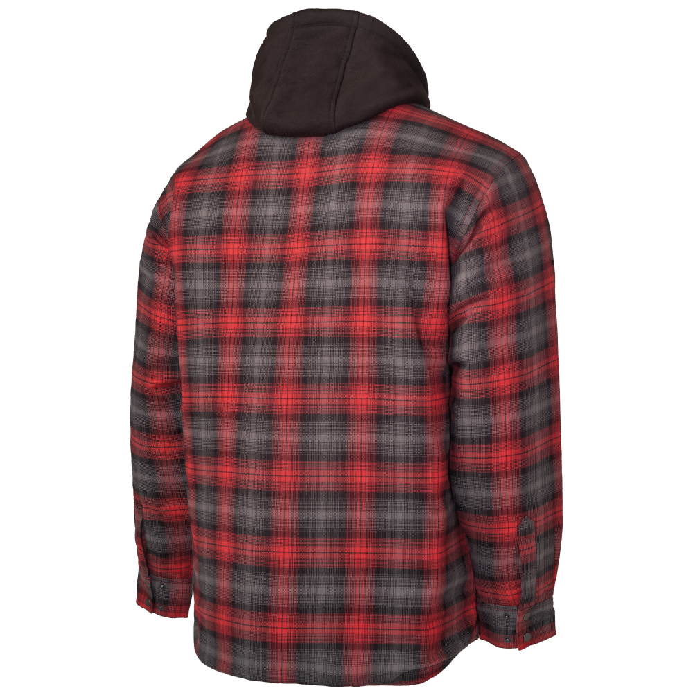 WS06 - Quilt-Lined Hooded Flannel Jac-Shirt