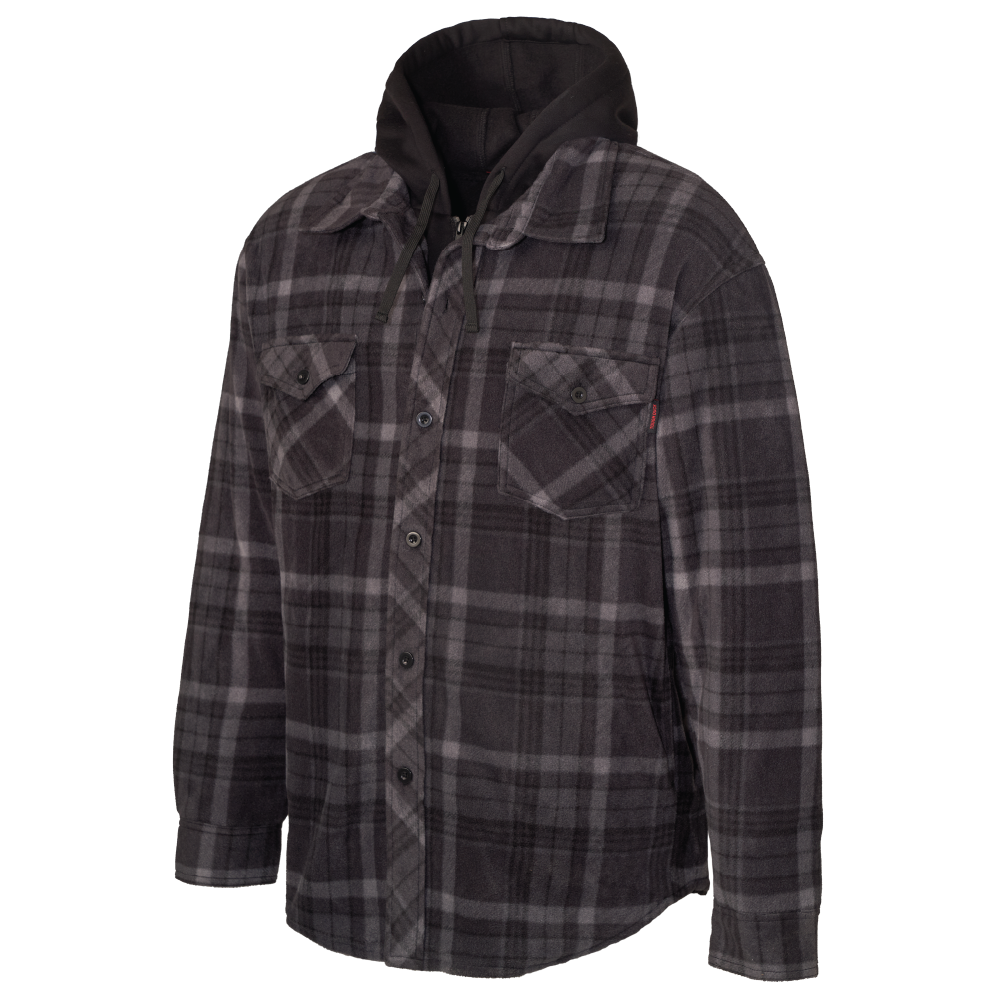 WS16 - Sherpa-Lined Fleece Jac-Shirt