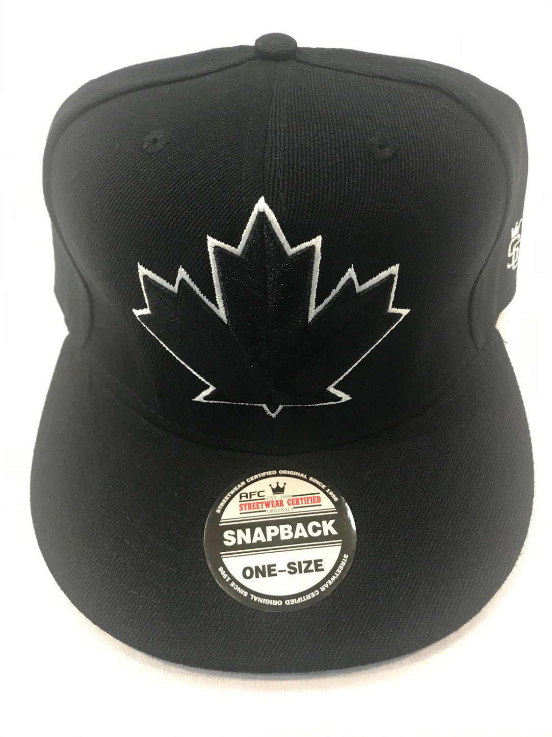 SnapBack cap Maple Leaf Black image 0