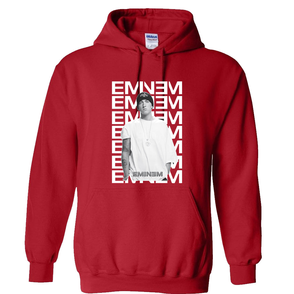Eminem White Shirt Hoodie image 0