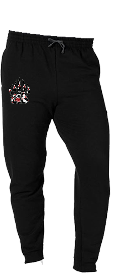 Bear paw red and black