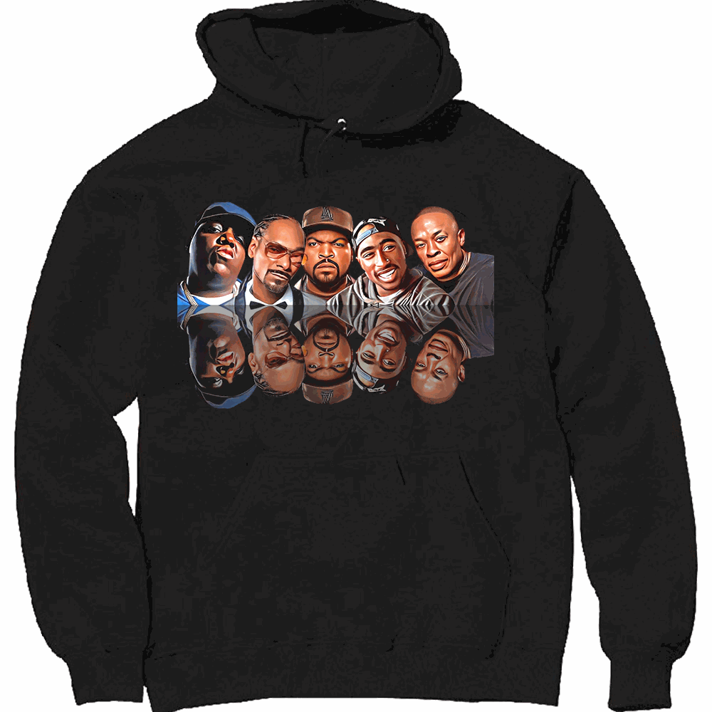 Classic pullover hoodie in heavyweight fleece with lined hood, drawstring cord, and pouch pocket