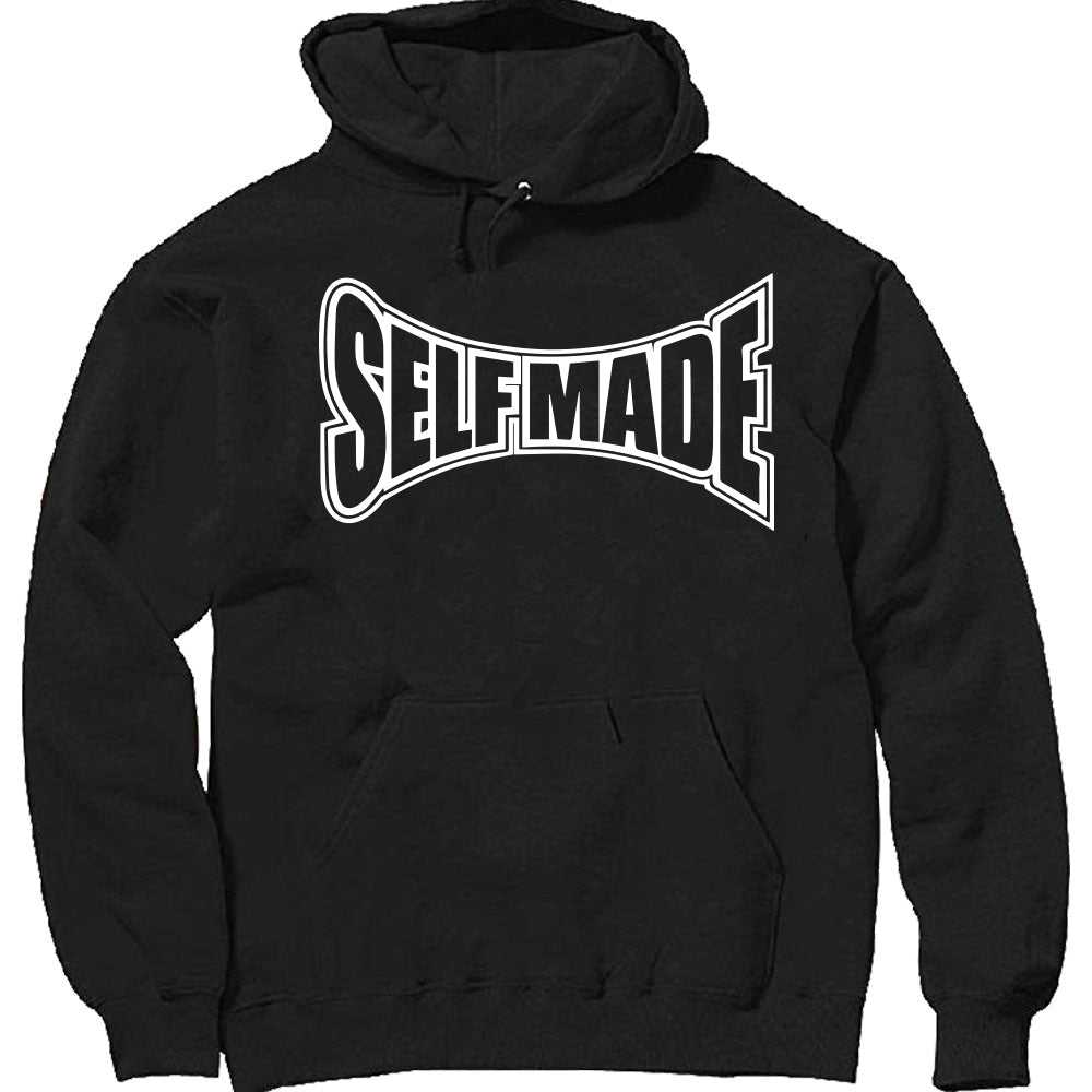 Selfmade heavyweight classic pullover fleece hoodie with lined hood and pouch pocket