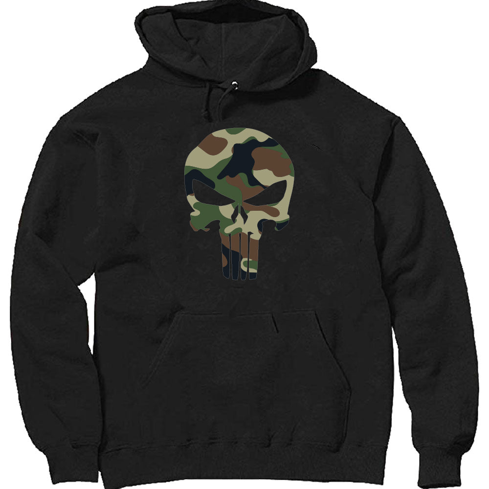 Camo Punisher Hoodie image 0