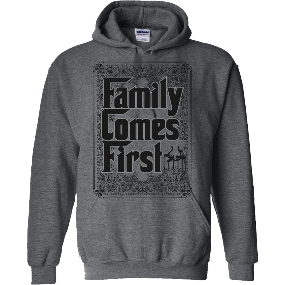 Family comes first bandana hoodies image 2