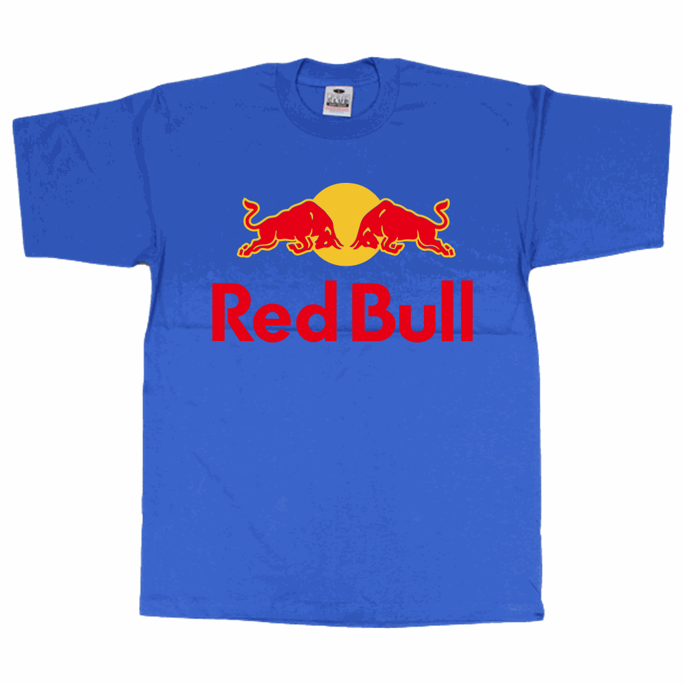 Pro Club T Shirts heavyweight cotton red Bull design made in USA with size chart