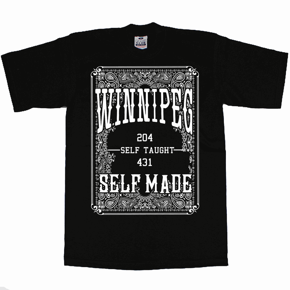 Winnipeg Selfmade V7 Pro Club heavy weight cotton T-shirt for big and tall men