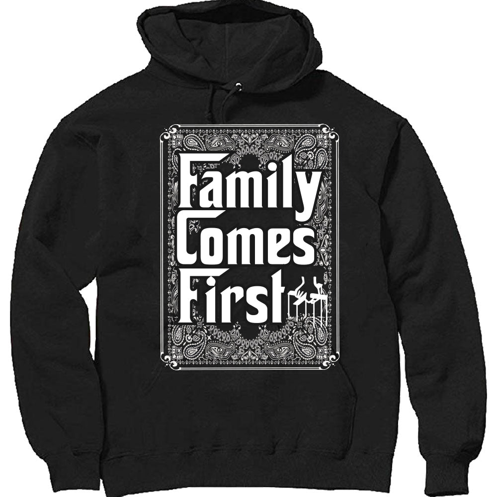 Family comes first bandana hoodies image 0