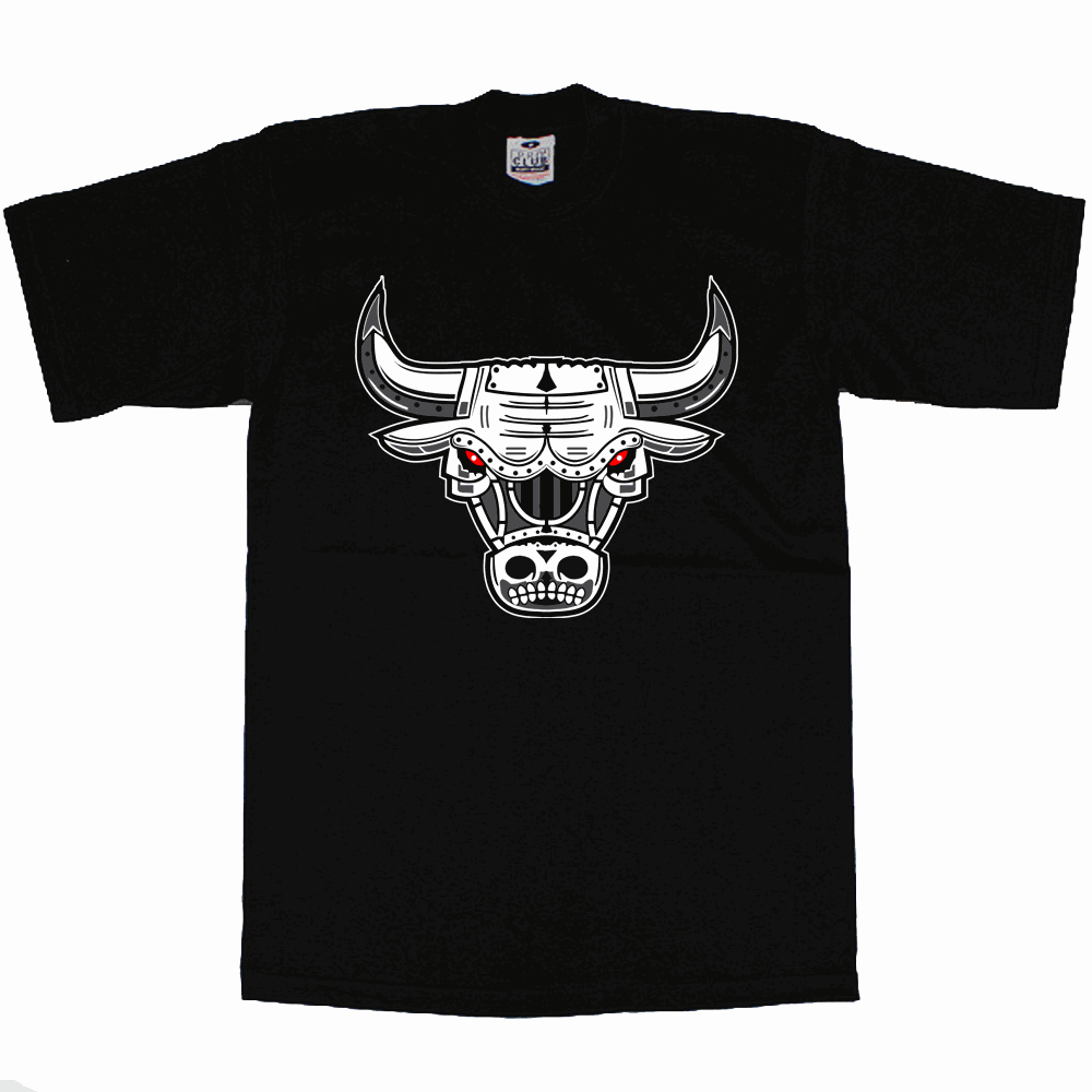 Bulls Terminator Pro Club heavyweight cotton T-shirt with relaxed fit and premium thickness