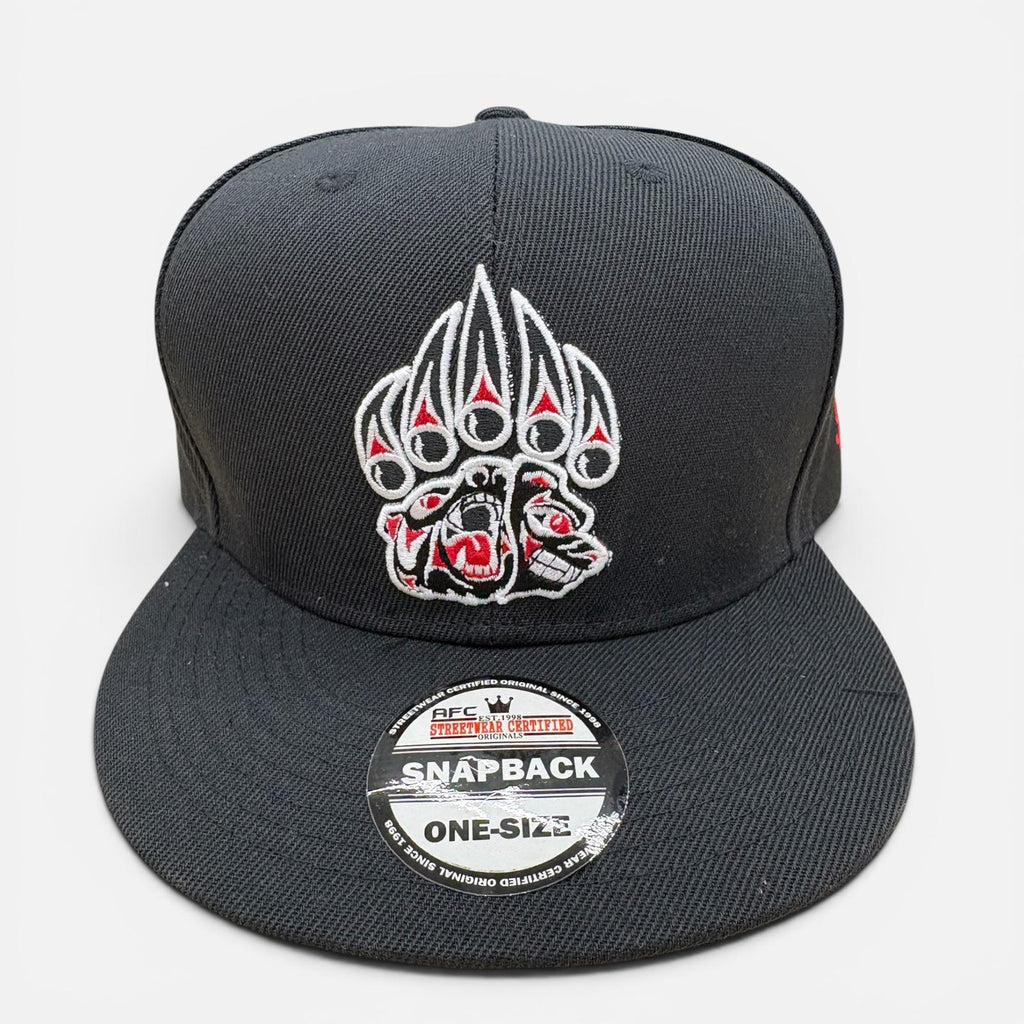 Snapback cap Bear paw BLK/RED