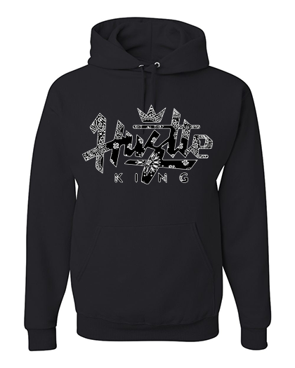 Hustle King black Bandana