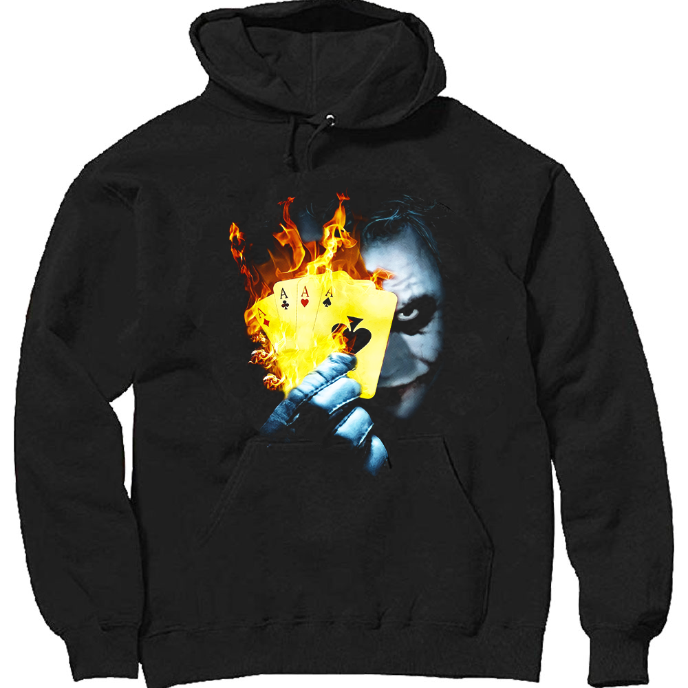 Joker with cards hoodie